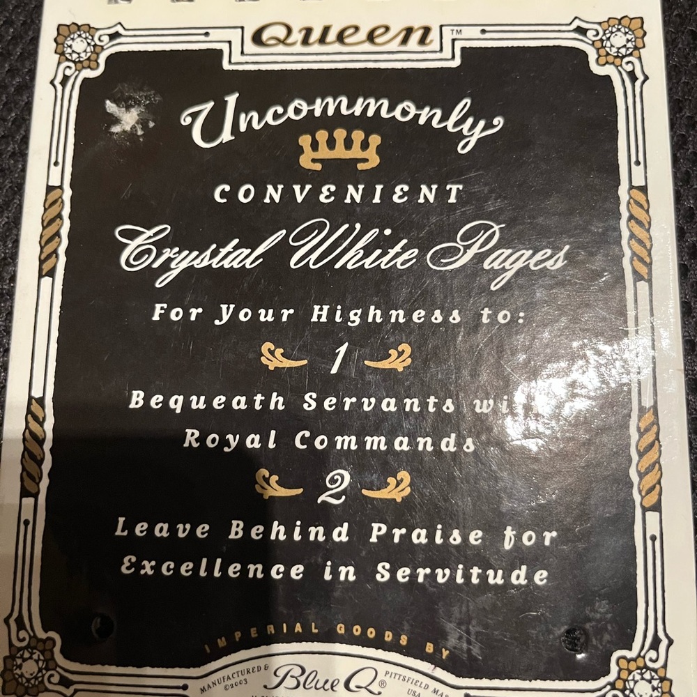 New Queen Notepad - Picture 4 of 4